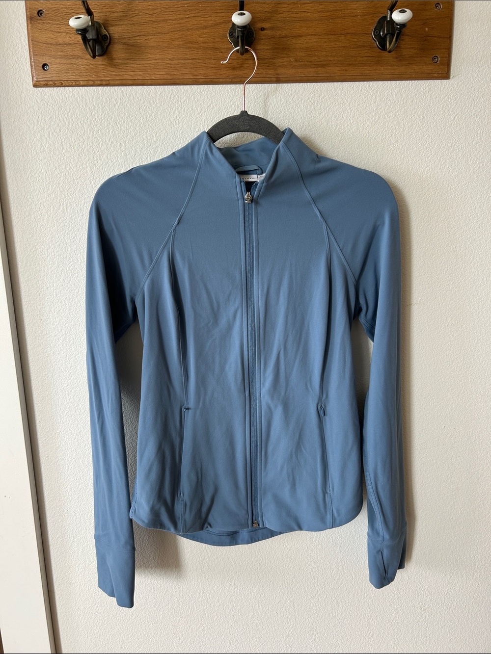 Athleta Slate Blue Full-Zip Performance Jacket